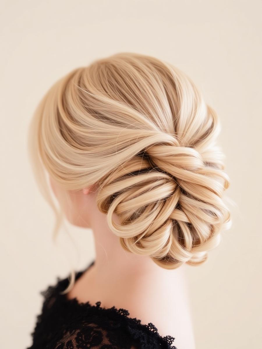 Chignon élégant