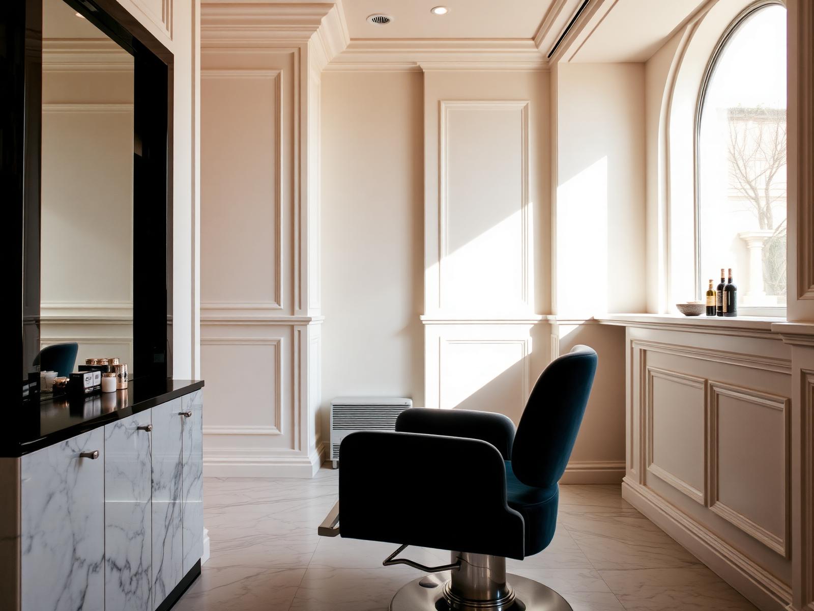 Intérieur du salon Maison Lior